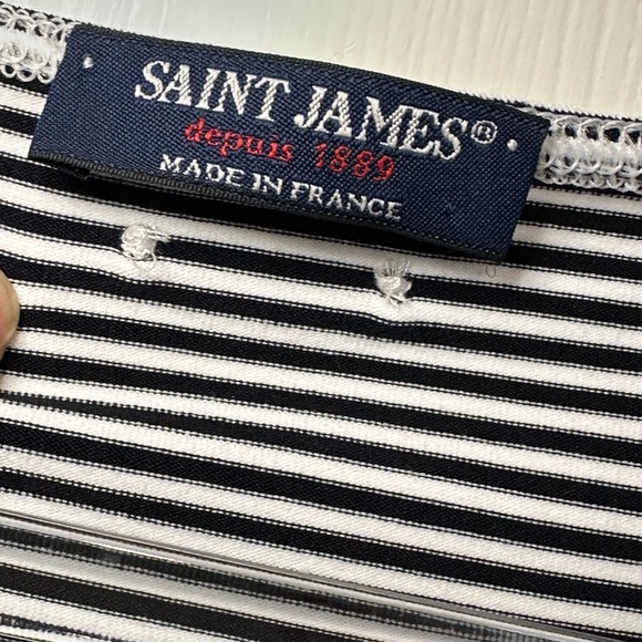 Saint James Brenton Striped Form Fitting Nautical Dress - Picture 2 of 9